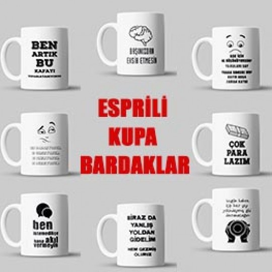 Esprili Kupa Bardaklar Esprili Kupa Bardaklar