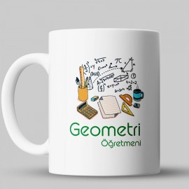 Geometri Öğretmeni Kupa Bardağı - kpog56 Geometri Öğretmeni Kupa Bardağı - kpog56
