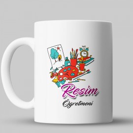Resim Öğretmeni Kupa Bardak - kpog73 Resim Öğretmeni Kupa Bardak - kpog73