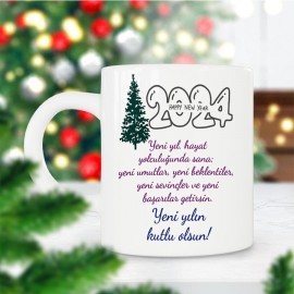 Yeni Yılın Kutlu Olsun Kupa Bardak - kpyy44 Yeni Yılın Kutlu Olsun Kupa Bardak - kpyy44