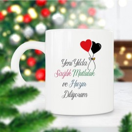 Sağlık Mutluluk Huzur Kupa Bardak - kpyy24 Sağlık Mutluluk Huzur Kupa Bardak - kpyy24