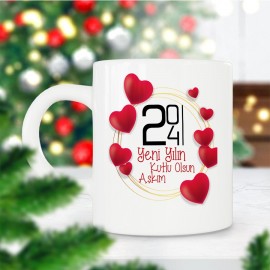 Yeni Yılın Kutlu Olsun Aşkım Kupa Bardak - kpyy54 Yeni Yılın Kutlu Olsun Aşkım Kupa Bardak - kpyy54